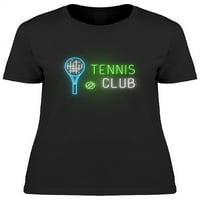 Neonski teniski klub Dizajn majica - MIMage by Shutterstock, ženska 3x-velika