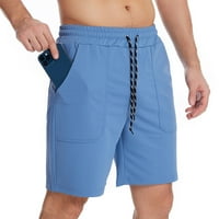Muški teretni kratke hlače Čista pamučna mješavina elastična struka labava učvršćuju pola kratke hlače