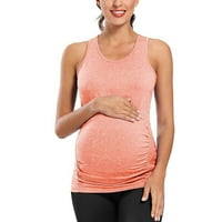 Majice za trudnoće Žene Čišćenje Juebong ponude ženske majice kratkih rukava za kratki rukav