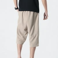 DXHMONEYH MENS CASTER HORTS Ljeto Loose Ravne kratke hlače za redovne i velike i visoke klasične kratke
