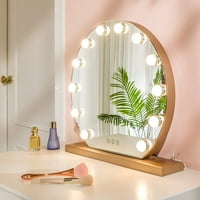 Vanity ogledalo sa lampicama, 20 LED hollywood osvijetljeno ogledalo sa žaruljama, pametnim modovima