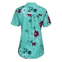 Gathrrgyp ženski vrhovi i bluze, ljetni klirens, ljetni vrhovi za žene s kratkim rukavima splitske majice