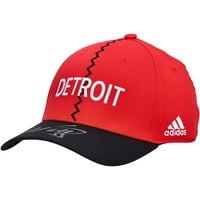 Moritz Seider Detroit Crvena krila Autographirana Adidas - Reverse Retro Cap