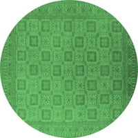 Ahgly Company u zatvorenom okruglu Oriental Emerald Green Industrial Industrial Procing, 4 'Round