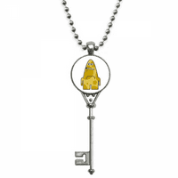 Univerzum Alien Monster Yellow Monster Privjesak Vintage ogrlica Srebrni ključ nakit