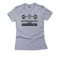 Teretana urnebežnog Mandelbauma - to je vremenska pamučna majica za žene