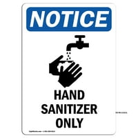 Obavijesti znakovi - Potpis stanice za sanitet za ruke sa simbolom