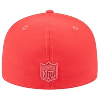 Muška nova era Red Las Vegas Raiders Boja Brights 59Fifty ugrađeni šešir