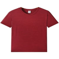 Glonme muški brzi suhi prozračni ljetni vrhovi vježba dnevna habanje majica Solid Color Sport bluza
