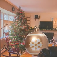Božić na udaljenoj naduvanoj kuglici, džinovski božićni balon božićne ukrase, kućni dekoracija kućnog