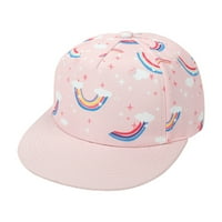 Wofedyo Baby Essentials Dječje bejzbol kape i djevojke Crtani ispis Shade Shade Hop sunčani šeširi