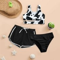 Wofedyo bikini setovi za žene Djevojka za bebe Djevojka Outfits Cowimwimw Courtwood Horts Summer Bikini