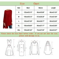 4. jula vrhovi za žene Žene Fabrički dizajn Proljetni stil dugih rukava Nepravilna majica pulover čvrste