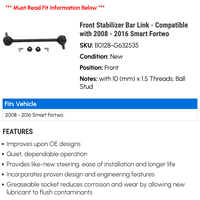 Prednja stabilizatorska bara - kompatibilna sa - Smart Fortwo 2015