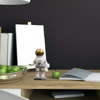 ZTTD astronaut figurica Dekor pollerin astronaut statuu Spaceman Skulptura za ornamentna prostora tema