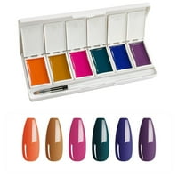 Julam Colors Paleta Gel za nokte - Manikure Komplet za dizajn noktiju za starter & Professional - DIY ART krema za nokte Poljski puding UV ljepilo