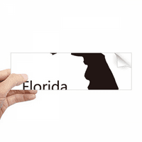 Florida Amerika SAD Karta Outline Pravokutnik naljepnica za notebook naljepnica
