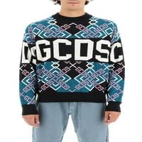 GCDS jacquard logo džemper muškarci