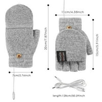 Električne grijane rukavice dvostrane rukavice za grijanje rukavice rukavice za punjenje vodootporna