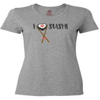 Inktastični kawaii Volim sushi ženska majica