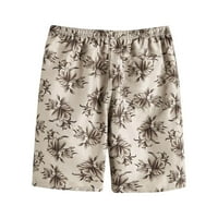 Vremenski ružni muški kratke hlače za plažu Ljeto Tanki Srednji struk ispisane hlače Ležerne prilike