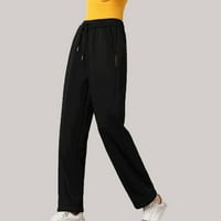 Udobne hlače dame dukseci solidne boje joge odjeću za žene visoke struice casual radne vježbe trendi