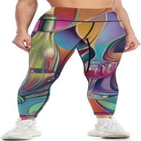 Naočale za vino Ženske joge hlače High struk Tržeće gamaše Sportske pantalone