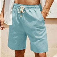 Simplmasygeni muški kratke hlače Ljetni atletski teretni muškarci Čvrsti džep kratke hlače Ležerne haljine
