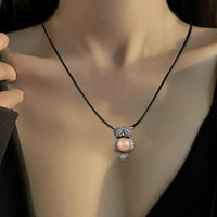 【Cod】 Goli Stone Owl Privjesak ogrlica DIY nakit oprema K7A5