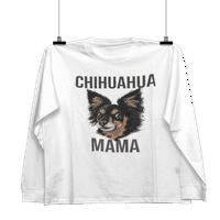 Kimaran Design Majica Chihuahua mama akvarel unisa unise dres dugih rukava