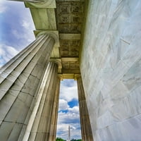 Visoki bijeli stupci-Lincoln Memorial-Washington DC-namjenski poster Print - William Perry