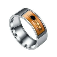 Prstenovi za teen djevojke, NFC mobilni telefon Smart prsten od nehrđajućeg čelika Bežični radio frekvencijski