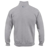 Muška siva Iowa Hawkees Big Pamuk Quarter-Zip pulover dukseri