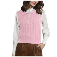 GUZOM Prsluk za žene za žene u prodaji - džemperi za žene Trendi gumb pulover vrhove novih dolazaka