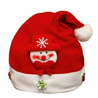 Božićni crtani rogovi Santa Claus Snjegovinski šešir sretan božićni dekor za kućni ukrasi j
