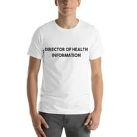 Direktor zdravstvene informacije podebljano majica s kratkim rukavom pamučna majica majica po nedefiniranim