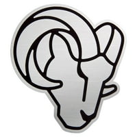 Muška antigua Heather Siva Los Angeles Rams Metallic Logo Iffluentno Polo