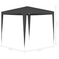 Charmma Professional Party TENT 8.2'x8.2 'Antracit 0. OZ Ft²