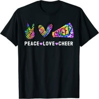 Mir Love Cheer Tie Dye Cheerleading za Cheerleader Slatka majica