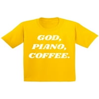 Newkward Styles God piano kafa za mlaju majica Christian majica za dječake Christian majice za djevojke