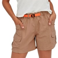 Booker Ženske vanjske svakodnevne kratke hlače za teretna kratke hlače Ljetna vježba Elastični planinarski