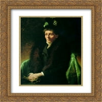 Charles Goldie Matted Gold Ornate uokvirene umjetnosti 'Portret umjetnikove majke Maria Goldie'