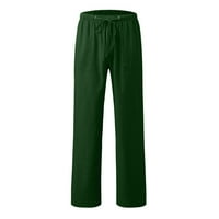 Teretne hlače Žene Casual Solid Boja Elastične strukske hlače Looselong pantalone Capri hlače džepovi