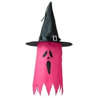 Tarmeek Jedre Deckor Halloween Dekoracija šešira Boja užarena vještica šešir raspored rekvizicije suknje