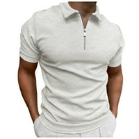 Muške košulje kratkih rukava Golf Majica Solid Boja Ženske vrhove Bijele XL suknje od suknje Jeans