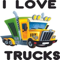 Ljubavni kamioni Citani Kamion Dekora naljepnica Naljepnica Art Decons za djevojke Dječji dječji soba
