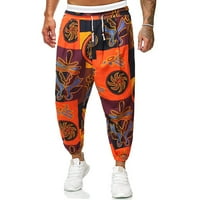 Muške duge casual sportske hlače posteljina pantalone za pokretanje joggers dukserice hot6s4488165