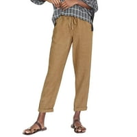 Ženske hlače Čvrsta boja sa džepnim crtežom Ležerne prilike Ležerne prilike ravnoj noga