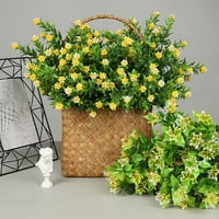 Paketi umjetno cvijeće Vanjske lažne pogone otporne na UV zrake FAU plastično cvijeće za kućni prozor