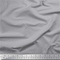 Soimoi Crepe svilena tkanina Geometrijska mala ispis tkanina sa širokim dvorištem